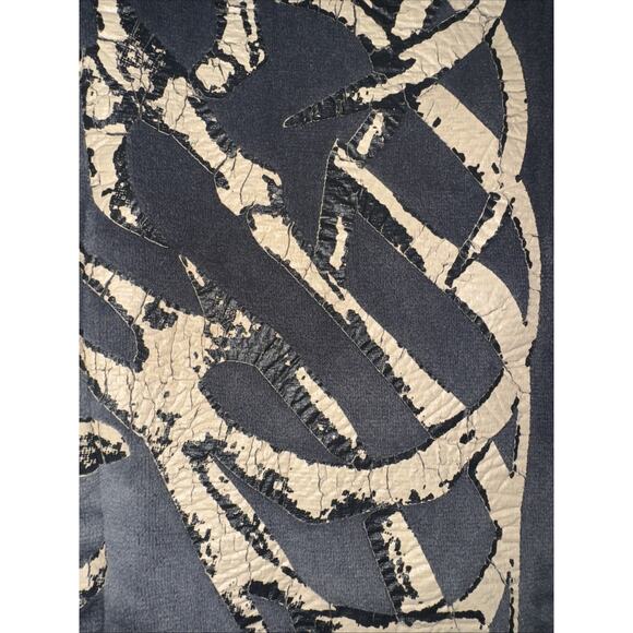 Velour Full Zip Skeleton Hoodie Gray Men’s Medium Gothic Y2K Grunge 19x25 - Picture 3 of 7